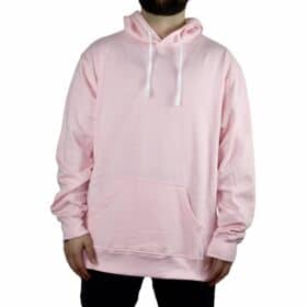 Buzo Perchado Sin capota Rosado